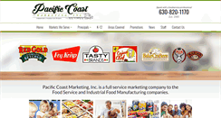 Desktop Screenshot of pacificcoastmarketing.org
